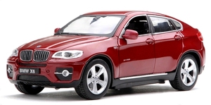 Машинка радиоуправляемая 1:24 Meizhi BMW X6 металлическая (красный)