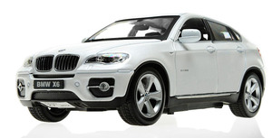 Машинка радиоуправляемая 1:24 Meizhi BMW X6 металлическая (белый)
