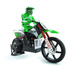 Радіокерована модель Мотоцикл 1:4 Himoto Burstout MX400 Brushed (зелений) - фото 1
