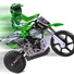 Радіокерована модель Мотоцикл 1:4 Himoto Burstout MX400 Brushed (зелений) - фото 2