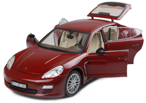 Машинка радиоуправляемая 1:18 Meizhi Porsche Panamera металлическая (красный)