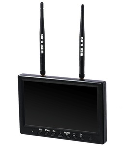 Дисплей FPV 7" HIEE RM5833B з двома приймачами 5.8GHz 32 канали та акумулятором