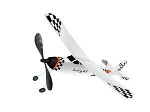 Самолет резиномоторный ZT Model Knight 395мм