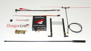 Комплект LRS Dragon Link V3 Advanced 433MHz 1000mW 12к с телеметрией (антенна 30см)