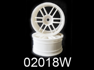 White Spoke Wheel Rims 2P