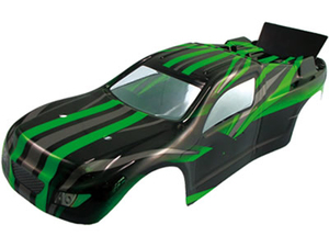 Кузов для автомодели E10XT зеленый (31505 запчасти для радиоуправляемых моделей машинок Himoto)