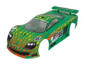 Кузов Himoto для шоссейных моделей 1:10 (зелёная)