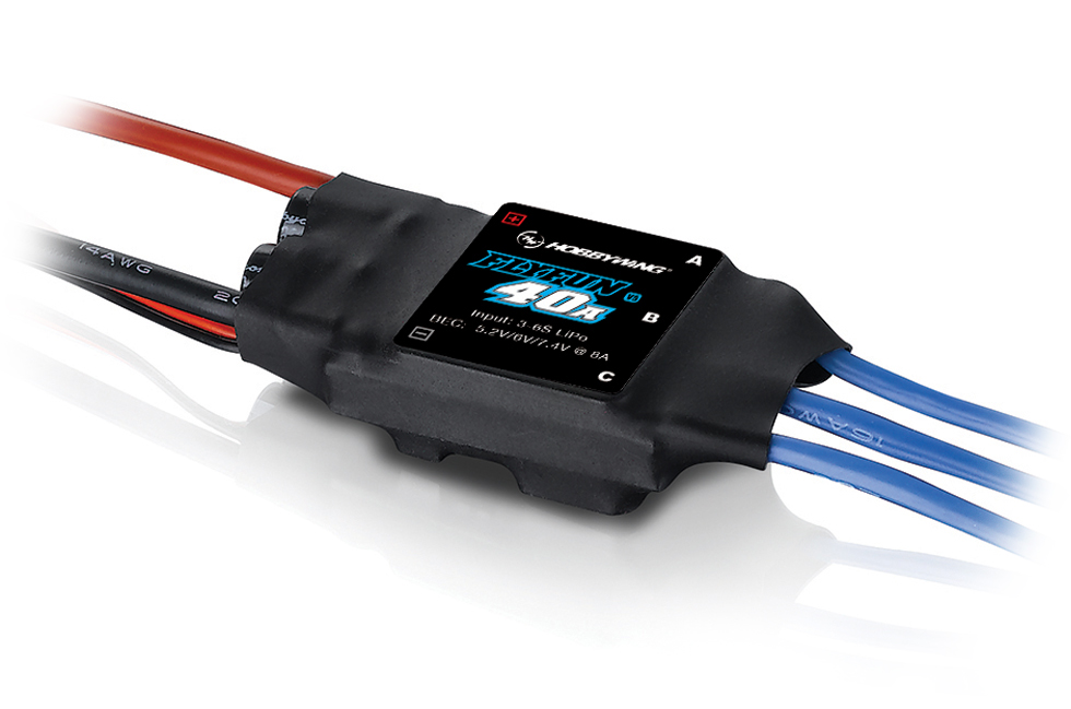 Регулятор хода HOBBYWING FLYFUN V5 40A 3-6S для авиамоделей
