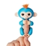Ручна мавпочка на бат. Happy Monkey інтерактивна (синій) - фото 4