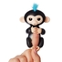 Ручна мавпочка на бат. Happy Monkey інтерактивна (чорний) - фото 4