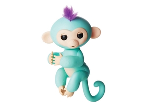 Ручна мавпочка на бат. Happy Monkey інтерактивна (зелений)
