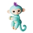 Ручная обезьянка на бат. Happy Monkey интерактивная (зеленый) - фото 1