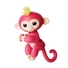 Ручная обезьянка на бат. Happy Monkey интерактивная (розовый) - фото 1