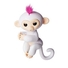 Ручная обезьянка на бат. Happy Monkey интерактивная (белый) - фото 1