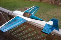 Самолёт радиоуправляемый Precision Aerobatics Katana Mini 1020мм KIT (синий)