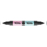 Дитячий лак-олівець для нігтів Malinos Creative Nails на водній основі (2 кольори бірюзовий + рожевий) - фото 4