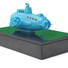 Підводний човен на радіокеруванні GWT 3255 (синій) - фото 3