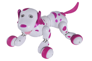 Робот собака на радиоуправлінні Happy Cow Smart Dog (рожевий) 