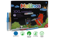 Фломастери та аерографи металік Malinos Metallic XXL 16 (8+8 шт)