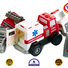 Конструктор для маленьких POPULAR Playthings Build-a-Truck Rescue рятувальні машинки (швидка, пожежна, поліція) - фото 1