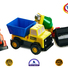 Конструктор для маленьких POPULAR Playthings Build-a-Truck машинки (бетономішалка, вантажівка, бульдозер, екскаватор)  - фото 1