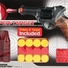 Іграшковий пістолет на кульках Edison Giocattoli Supertarget 19см 6-зарядний з мішенями (480/21) - фото 2
