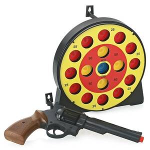 Іграшкові рушниця і пістолет Edison Giocattoli Multitarget набір з мішенями і кульками (629/22)