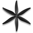 Пропеллеры GemFan 8040-3 армированный поликарбонат 1CCW+1CW (черный) - фото 2