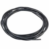 Провод силиконовый QJ 18 AWG (черный), 1 метр