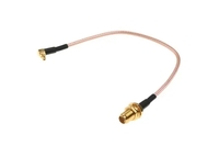 Антенний кабель RG316 20 см кутовий (MMCX - RP-SMA F) 