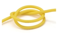 Провод силиконовый QJ 24 AWG (желтый), 1 метр