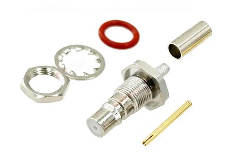 Роз'єм QMA F для кабелю RG174, радіочастотний коннектор, гніздо