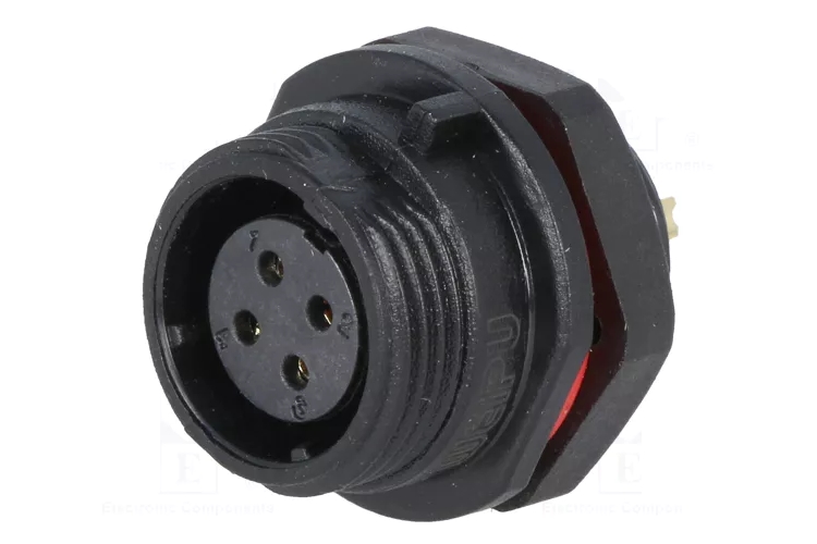 Конектор WEIPU SP1312/S4 4pin мама IP68