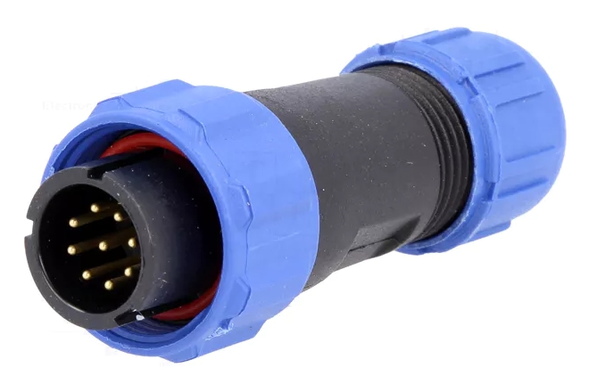 Конектор WEIPU SP1310/P9 9pin папа IP68