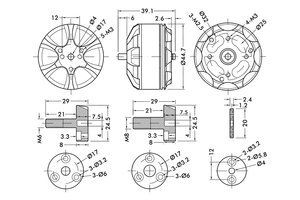 Мотор T-Motor MN4010 KV475 для мультикоптерів