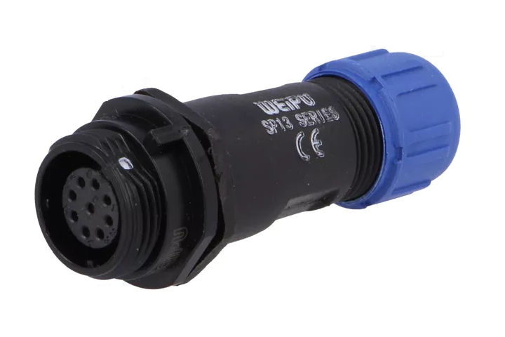 Конектор WEIPU SP1311C/S9 9pin IP68, мама