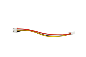 Кабель силиконовый Micro JST XH2.54 F 3pin - Micro JST XH2.54 F 3pin 26AWG развернутый (100 мм)