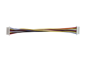 Кабель силиконовый Micro JST SH1.0 F 10pin - Micro JST SH1.0 F 10pin 32AWG развернутый (100 мм)
