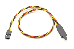 Подовжувач 22AWG для сервоприводів JR із замком скручений (90 см)
