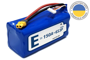 Аккумуляторная батарея 6S3P Energy Life 12000 мАч EVE 21700-40P Li-Ion 10AWG XT60-F горизонтальная сборка (002) Аккумуляторная батарея 6S3P Energy Life 12000 мАч EVE 21700-40P Li-Ion 10AWG XT60-F горизонтальная сборка (002)