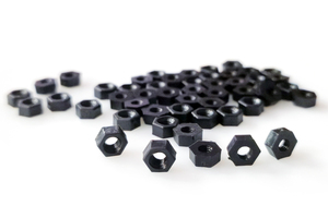 Гайка нейлонова М3 шестигранна, чорна
