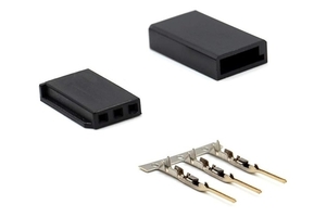 Коннекторы AMASS для сервоприводов Futaba Female позолоченные 10 шт