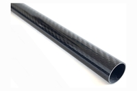 Трубка карбоновая Composites 6x4x1000мм (3K Twill Glossy)